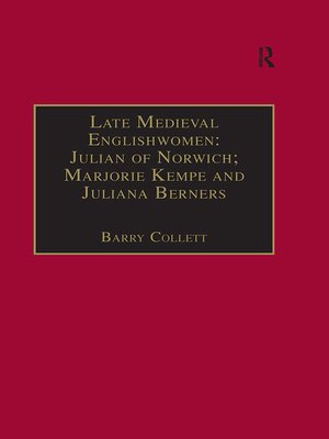 cover image of Late Medieval Englishwomen